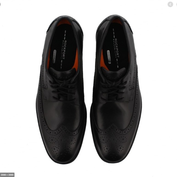 Adidas Rockport Black Waterproof Wingtip Oxford main image 7